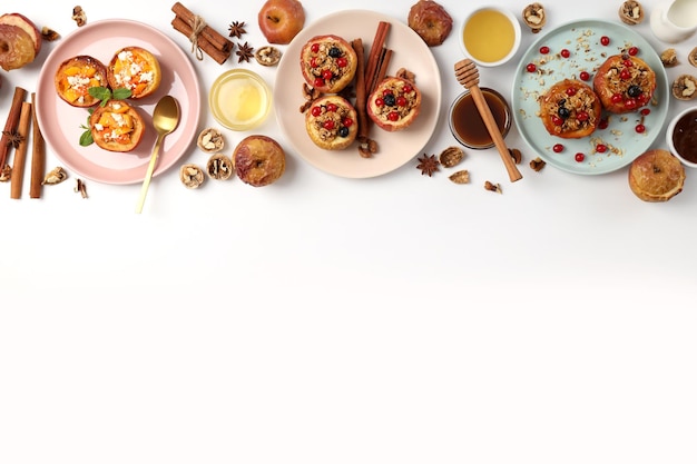 stół pełen potraw